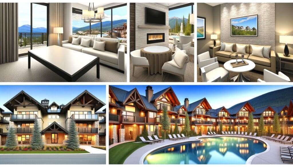 A family enjoying a vacation rental timeshare by the beach