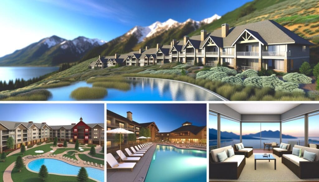 A professional discussing timeshare resale strategies in a business meeting