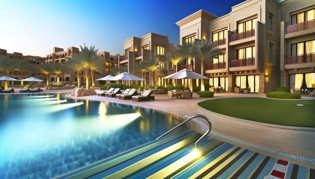 A scenic view of Marriott Beachplace Towers, ideal for buying a timeshare