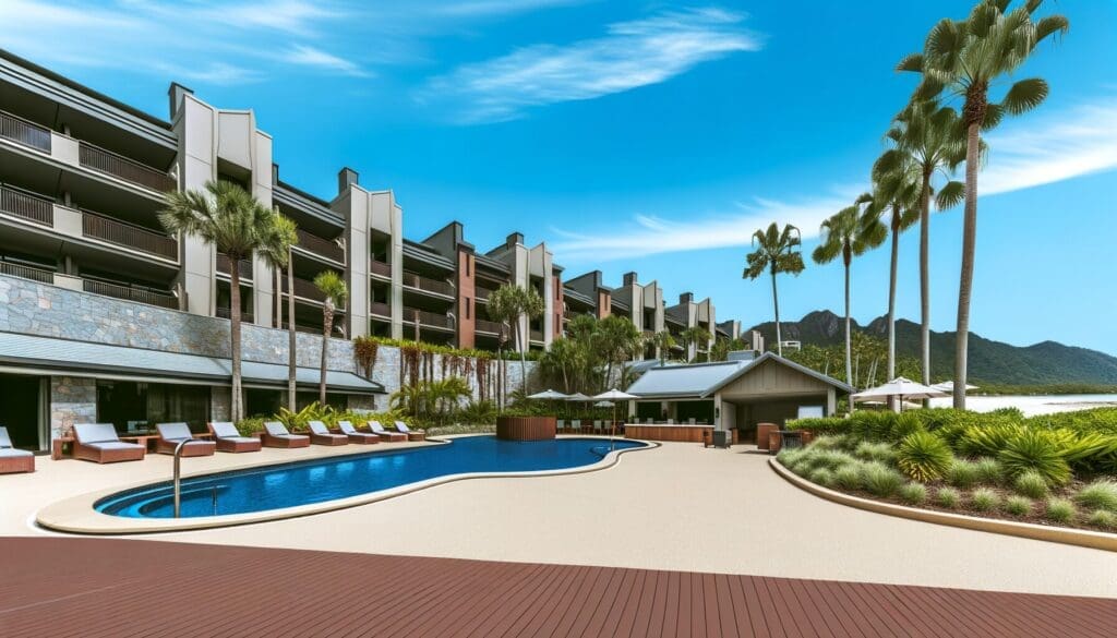 View of Marriott Beachplace Towers highlighting luxury timeshare resales