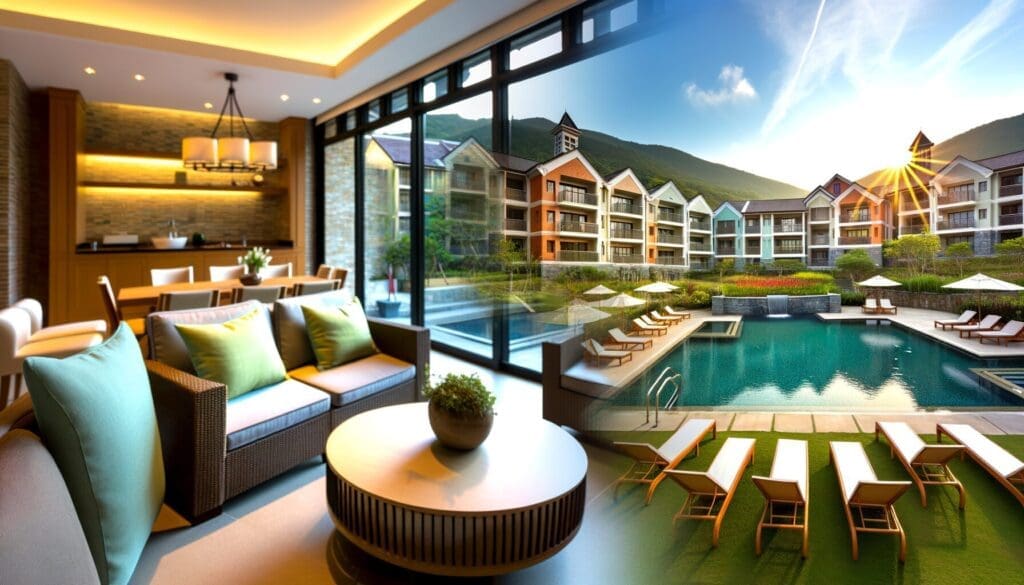 Business professionals engaged in strategic planning for Abound by Marriott Vacation Club