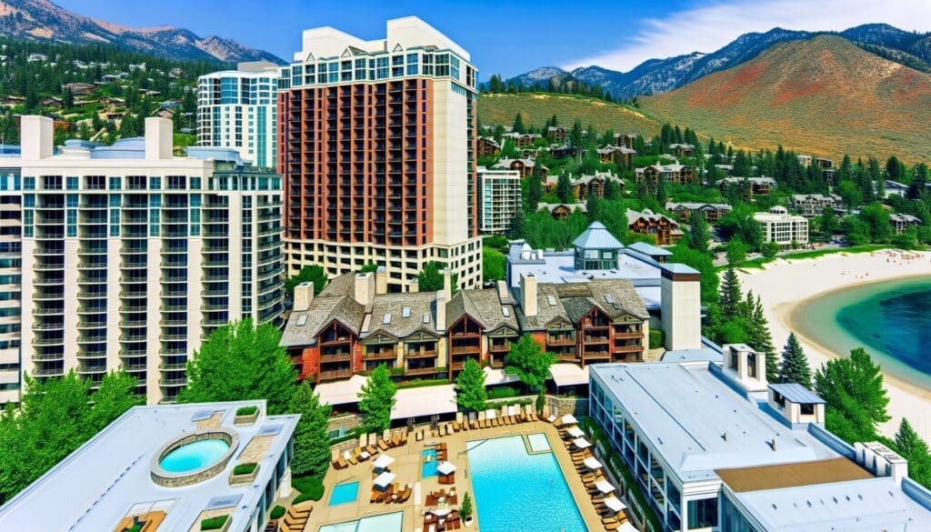 A traveler exploring a luxurious Marriott Vacation Club resort, showcasing the benefits of maximizing Marriott Destination Points.