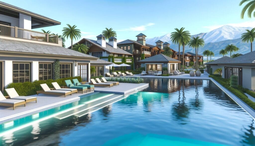 Couple reviewing a timeshare buying guide for the best locations like Aruba