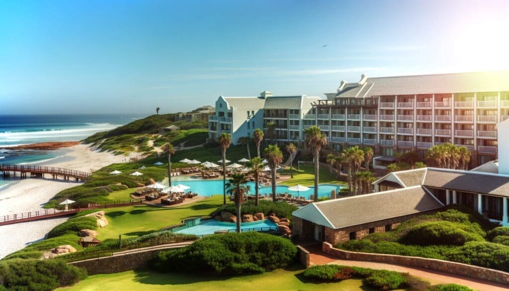 A scenic view of a luxurious timeshare property in Aruba, ideal for investment