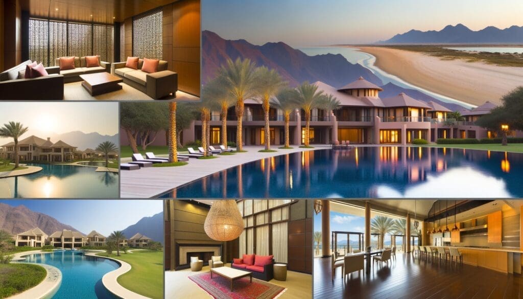 A couple discussing timeshare investment tips at a resort