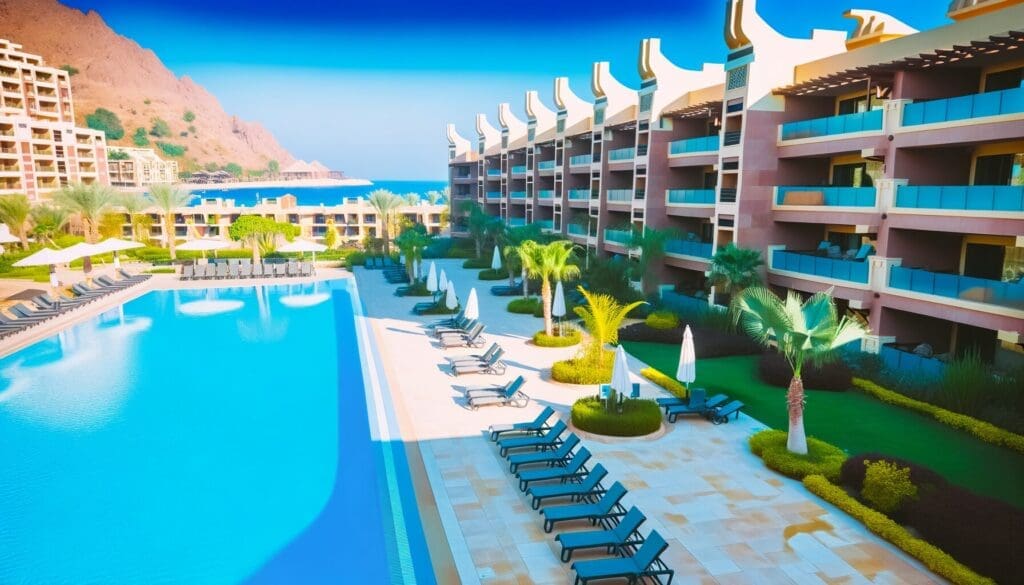 A couple reviewing a guide to purchasing timeshares, exploring investment benefits