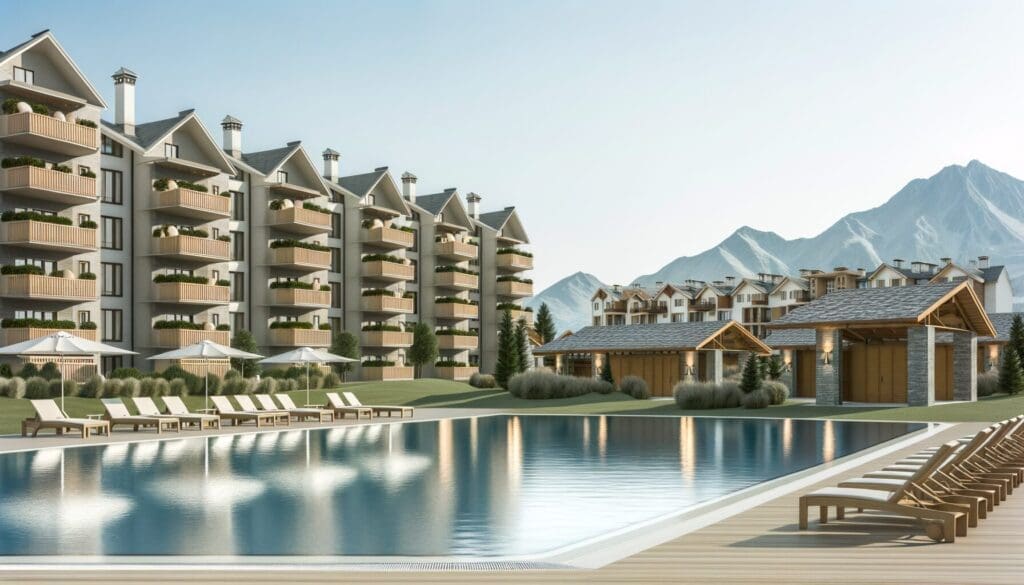 A family enjoying a luxurious Marriott timeshare resort, showcasing the benefits of Marriott timeshare resales