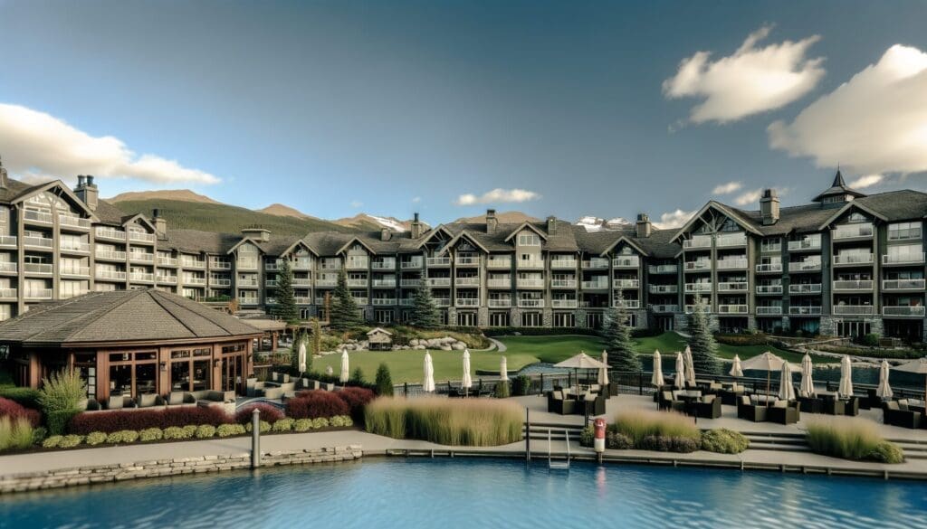 A scenic view of Marriott Mountainside resort, highlighting timeshare resales strategies