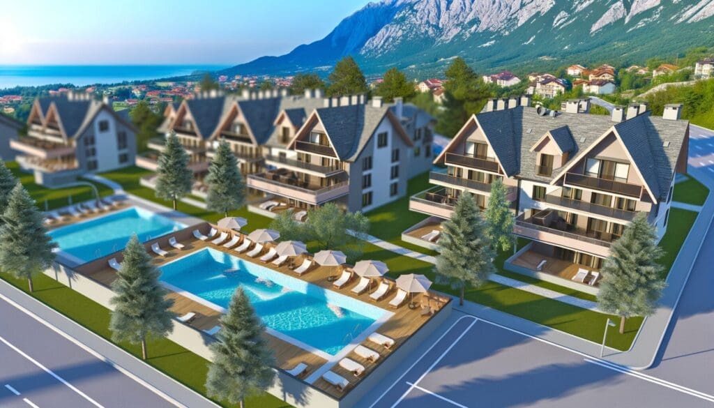 A scenic view of Marriott Mountainside resort, ideal for selling your timeshare