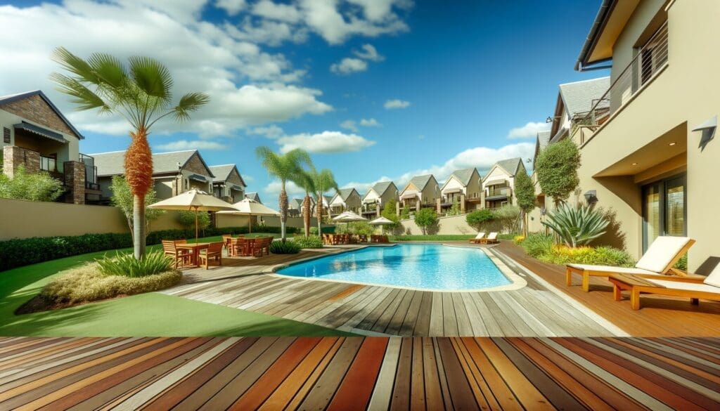 A couple discussing timeshare rental tips with a real estate agent