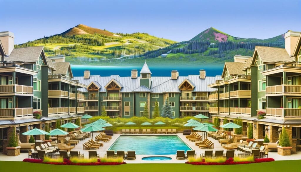 Scenic view of a luxurious timeshare property in Aruba, highlighting the benefits of buying a timeshare