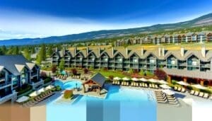 A couple discussing how to sell a timeshare by owner with an expert in Park City, Utah